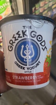 Strawberry with Honey Greek Yogurt