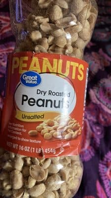 Dry Roasted Peanuts - Unsalted