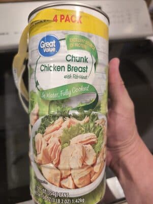 Chunk chicken breast