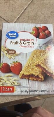 Strawberry Fruit & Grain Cereal Bars