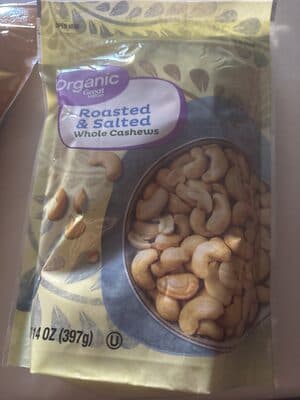 Roasted & Salted Whole Cashews