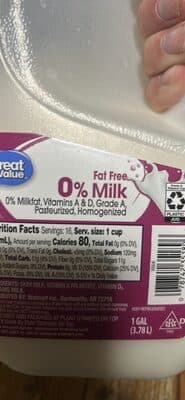 Fat Free 0% Milk