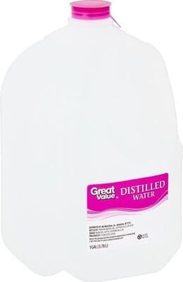 Distilled water