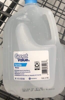 Spring water
