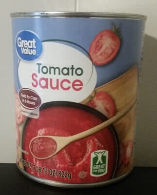 Great value, tomato sauce