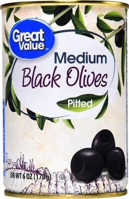 Pitted Medium Black Ripe Olives