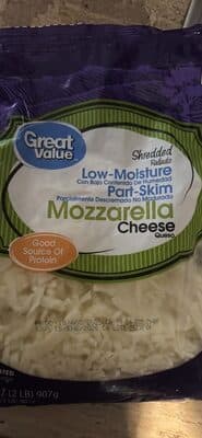 Shredded Low-Moisture Part-Skim Mozzarella Cheese