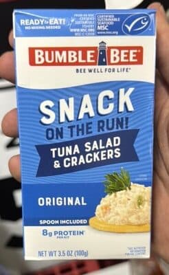 Snack on the Run! Tuna Salad & Crackers Original