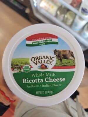 Organic Valley Ricotta Cheese