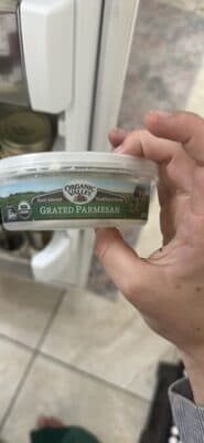 Parmesan Cheese Grated from the Block