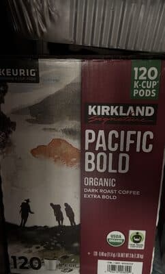 PACIFIC BOLD ORGANIC DARK ROAST COFFEE EXTRA BOLD