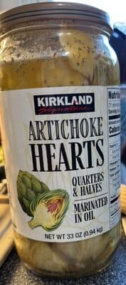 ARTICHOKE HEARTS QUARTERS & HALVES MARINATED IN OIL
