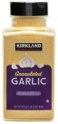 California granulated garlic