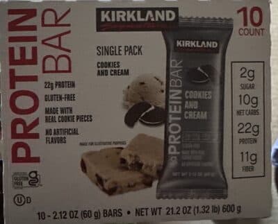 Protein Bar Cookies and Cream