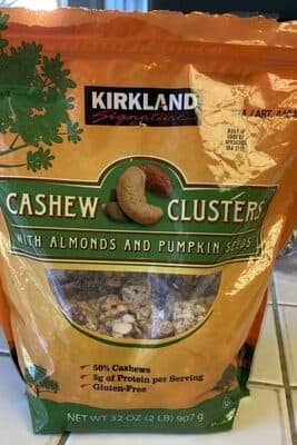 Cashew Clusters with Almonds and Pumpkin Seeds