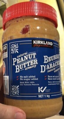 natural PEANUT BUTTER creamy