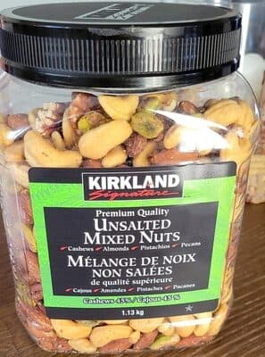 Unsalted Mixed Nuts