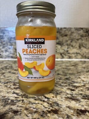 Sliced Peaches
