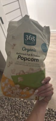Organic Reduced Fat & Sodium Popcorn