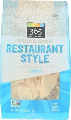 Organic Restaurant Style Lightly Salted Tortilla Chips