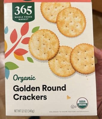Golden Round Crackers