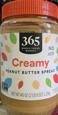 Creamy Peanut Butter Spread