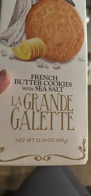 French Butter Cookies with Sea Salt La Grande Galette