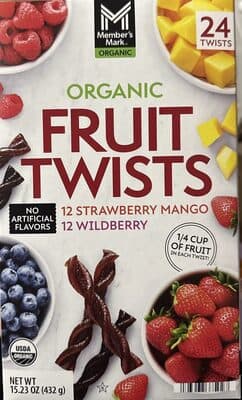 ORGANIC FRUIT TWIST STRAWBERRY MANGO