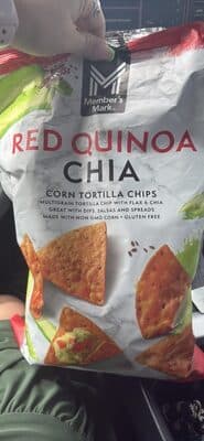Red Quinoa Chia Corn Tortilla Chips