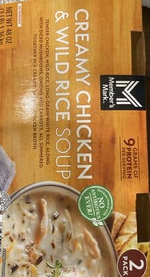 CREAMY CHICKEN & WILD RICE SOUP