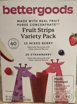 Fruit Strips Variety Pack
