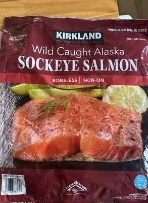 Wild caught Alaska sockeye salmon