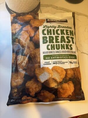 Lightly Breaded Chicken Breast Chunks