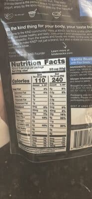 Vanilla Blueberry with Flax Seeds