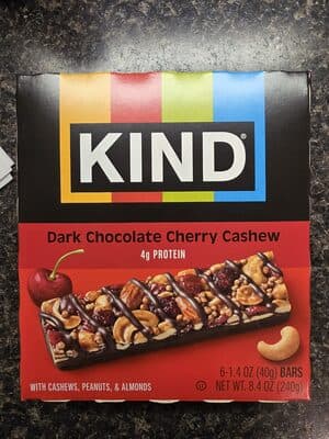 Kind Dark Chocolate Cherry Cashew
