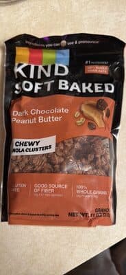 Dark Chocolate Peanut Butter Chewy Granola Clusters