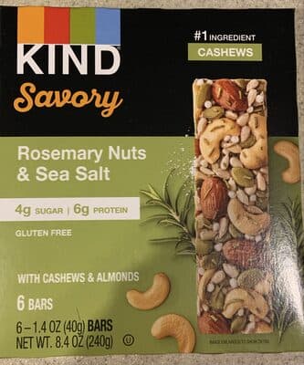 Rosemary nuts & sea salt