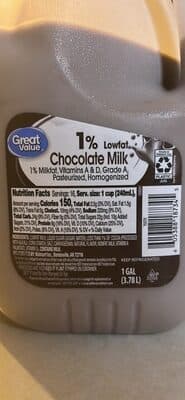 1% Lowfat Chocolate Milk