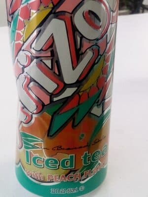 Iced Tea With Peach Flavor