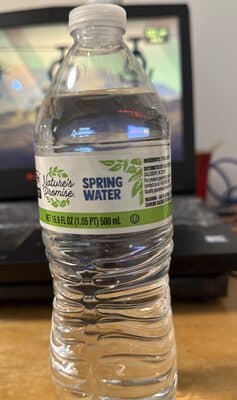 Natures promise spring water