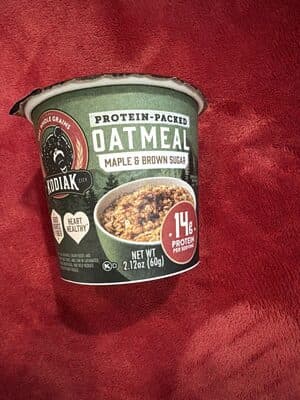 Protein-Packed Oatmeal Maple & Brown Sugar