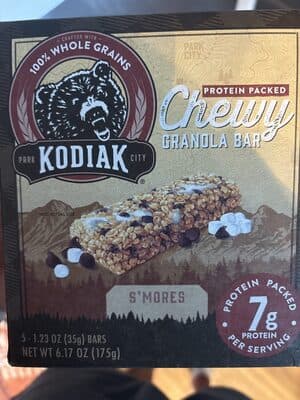 S’mores chewy granola bar
