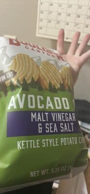 Avocado Oil Malt Vinegar & Sea Salt Kettle Style Potato Chips