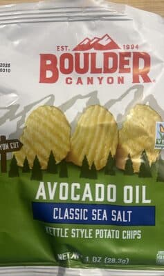 Avocado Oil Classic Sea Salt Kettle Style Potato Chips