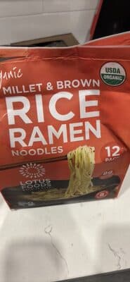 MILLET & BROWN RICE RAMEN NOODLES
