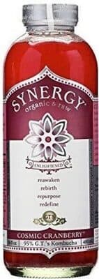 Synergy Cosmic Cranberry Raw Kombucha