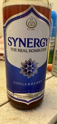 THE REAL KOMBUCHA GINGERBERRY