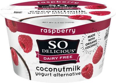 Raspberry Coconut Yogurt