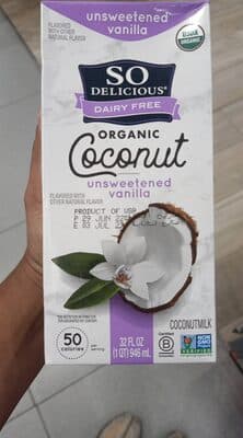 Organic Coconut Unsweetened Vanilla