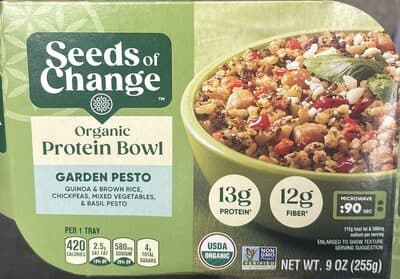 Organic Protein Bowl Garden Pesto